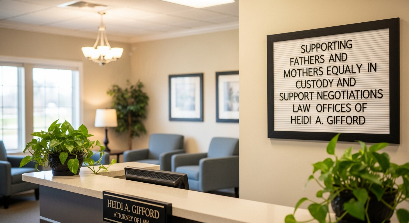 Supporting Fathers and Mothers Equally in Custody and Support Negotiations at the Law Offices of Heidi A. Gifford