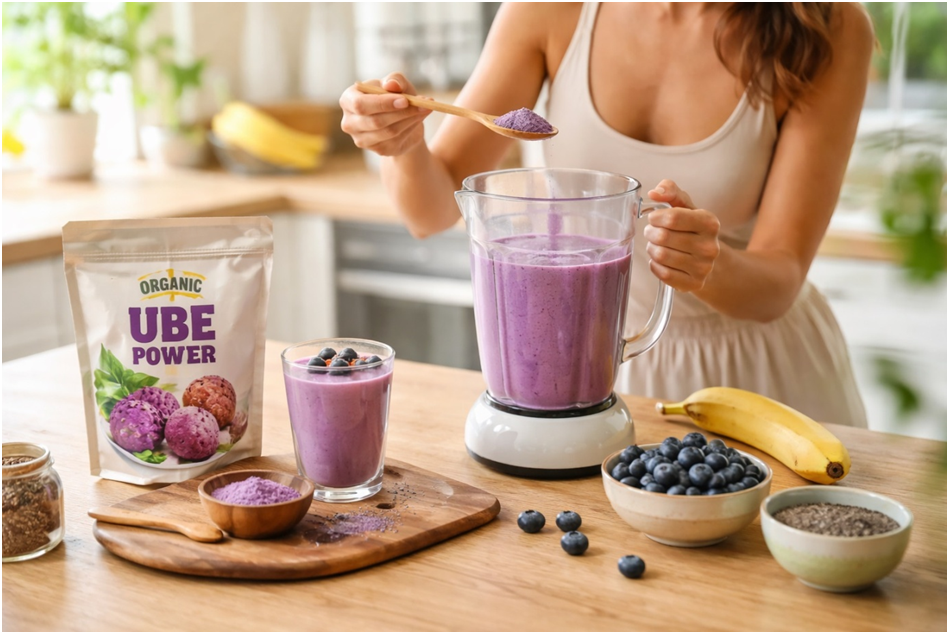 How to use ube powder in your daily wellness routine