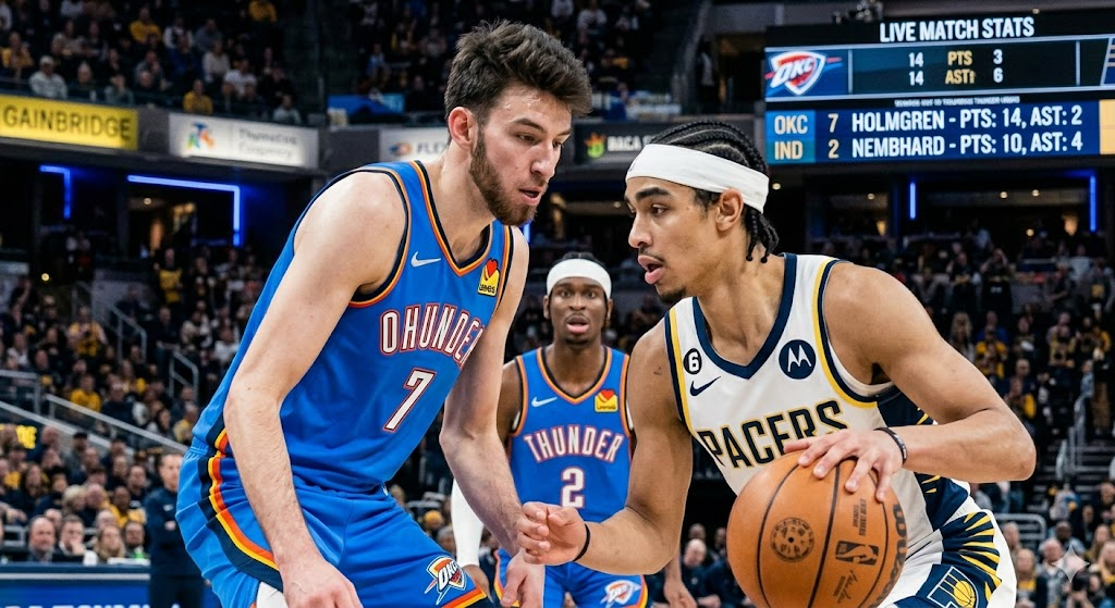 indiana pacers vs oklahoma city thunder match player stats
