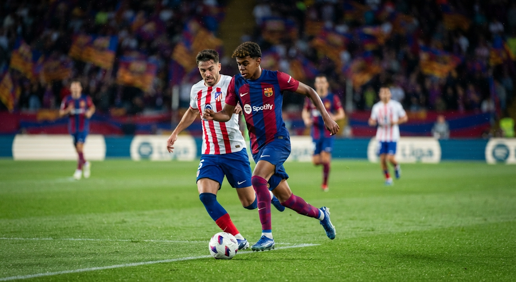 estadísticas de fc barcelona contra atlético de madrid
